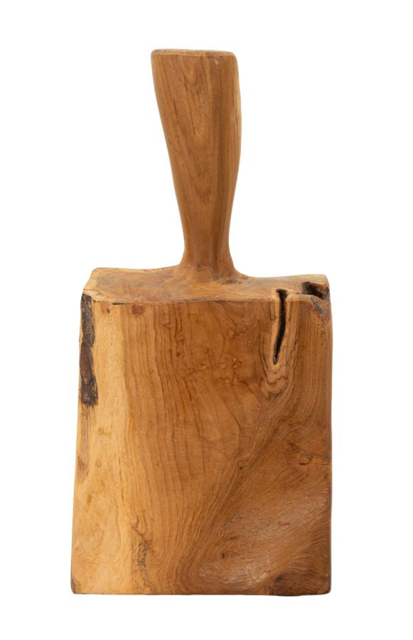 Dørstopper i teaktræ – 17x13x37 cm