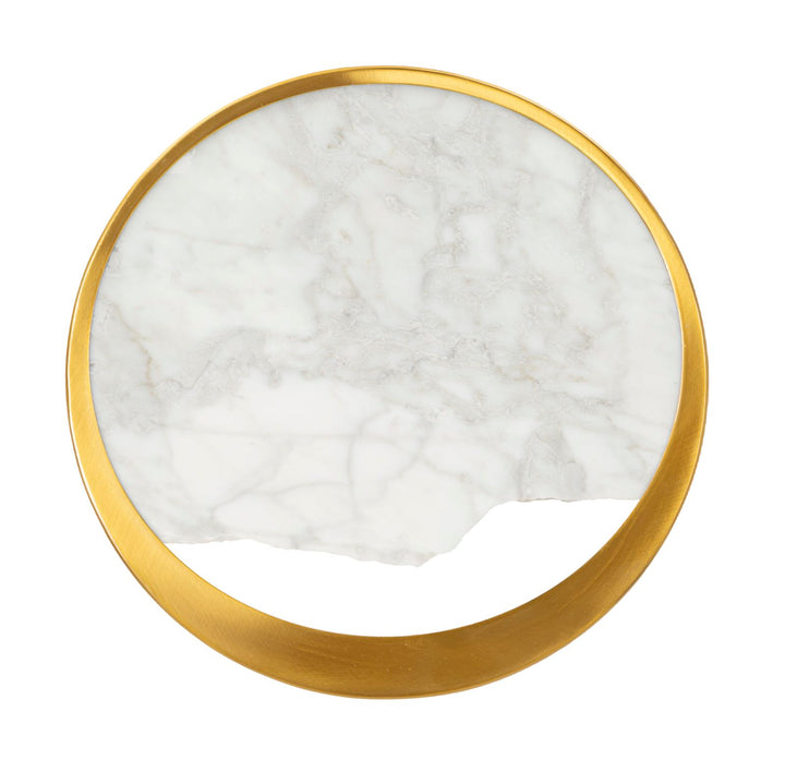 Glam lampe i marmor og jern – 24x6x24 cm - væglamper