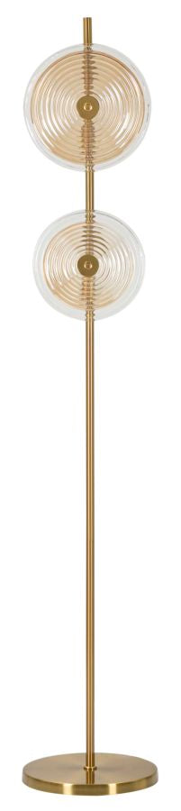 Glam lampe i glas og jern – 30x168 cm