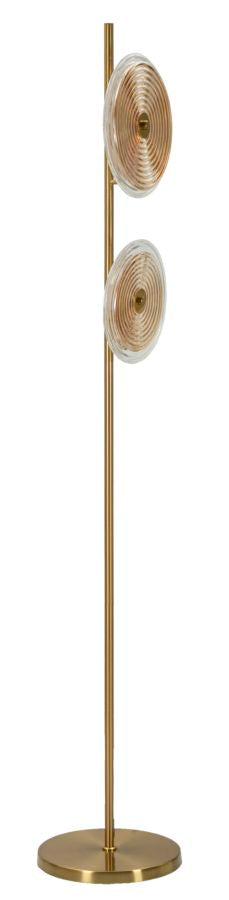 Glam lampe i glas og jern – 30x168 cm