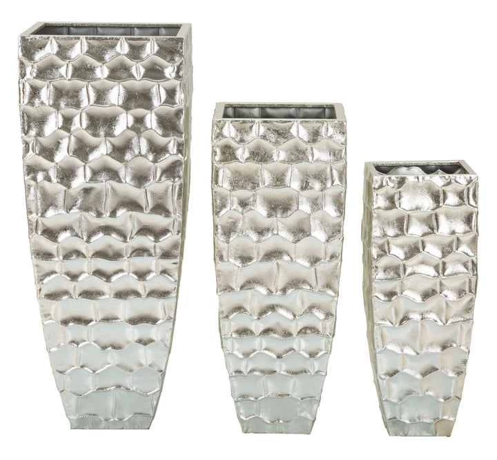 Glam vaser i jern – 38x1x90, 30x5x75, 24x8x62 cm