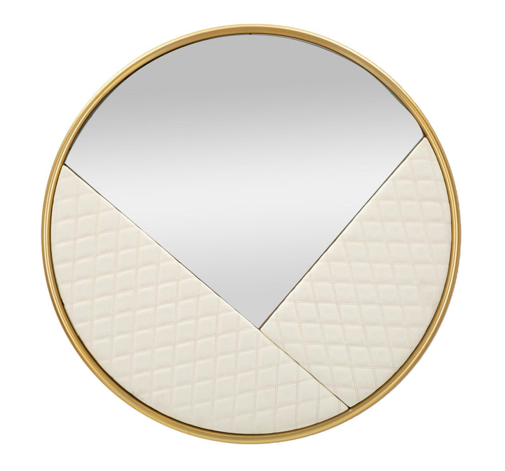 Glam vægspejl – Ø80x3 cm