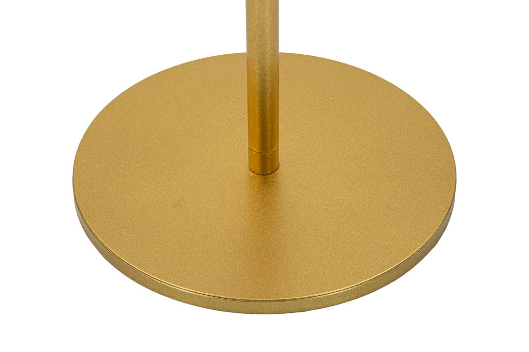 Glam bord i guldfarve, metal – 51x100 cm