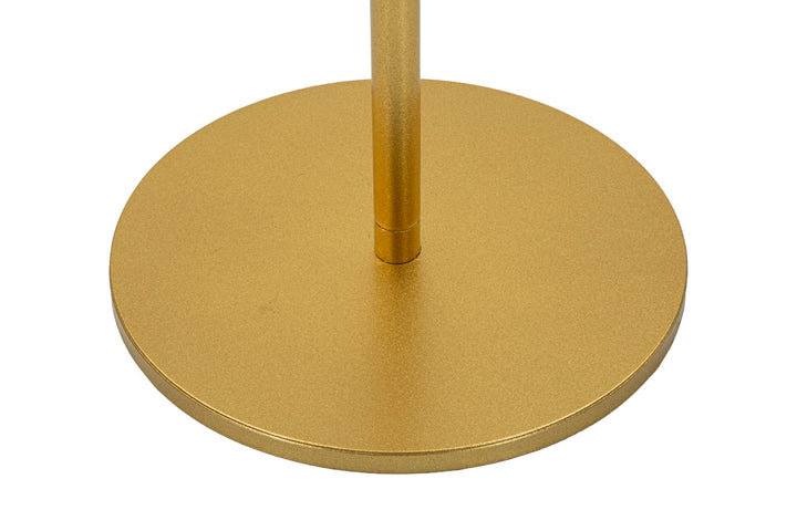 Glam bord i guldfarve, metal – 51x100 cm