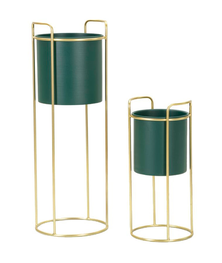 Glam vase i guldfarve af jern – 24x70 19x5x45 cm