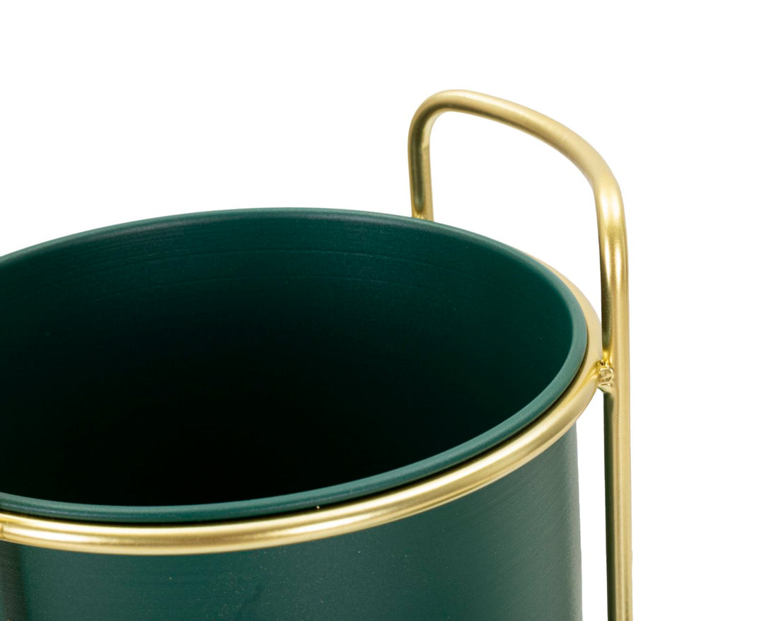 Glam vase i guldfarve af jern – 24x70 19x5x45 cm