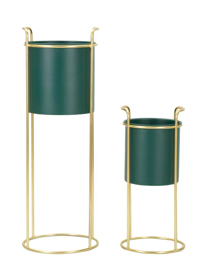 Glam vase i guldfarve af jern – 24x70 19x5x45 cm