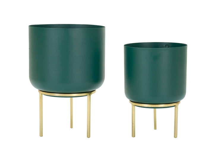 Glam vase i guldfarve af jern – 20x29 16x24 cm