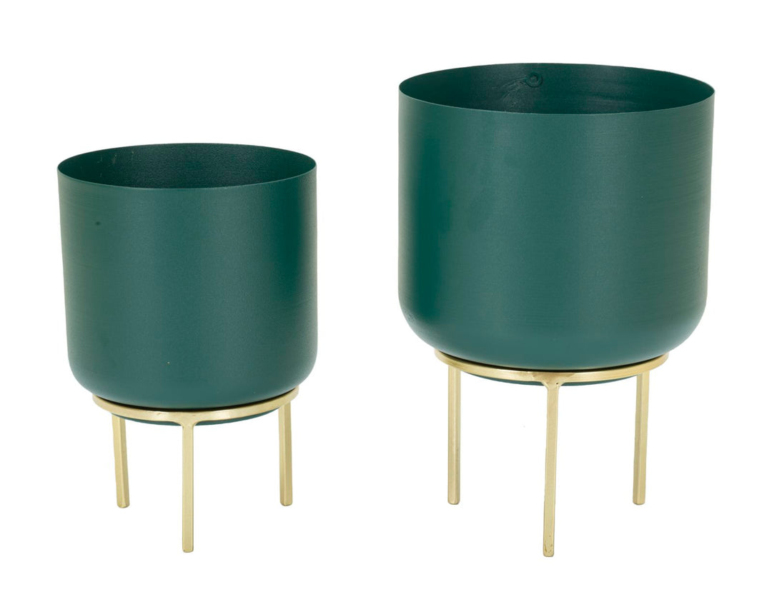Glam vase i guldfarve af jern – 20x29 16x24 cm