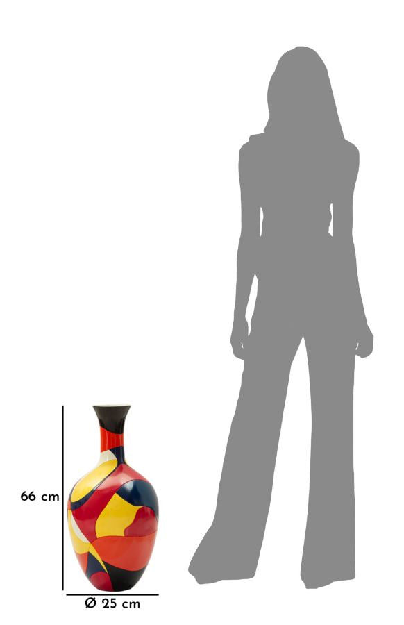 Moderne vase i polyresin – 29x59 cm