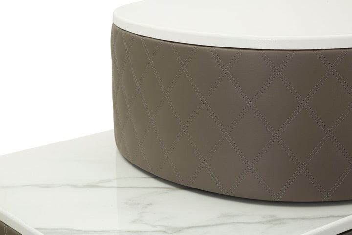 Glam sminkebord med skammel, guldfarvede kanter, 120x40x75, 36x39 cm