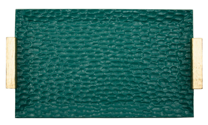 Glam bakke i polyresin – 34x19x5 cm