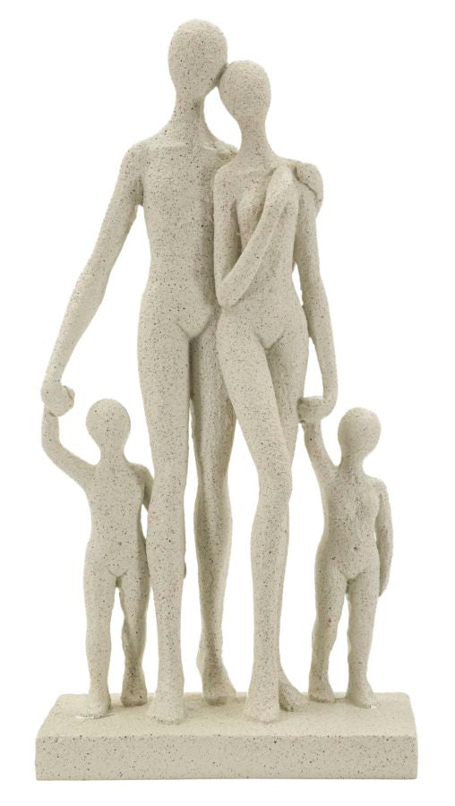Pyntefigur i creme af polyresin – 16x8x30 cm