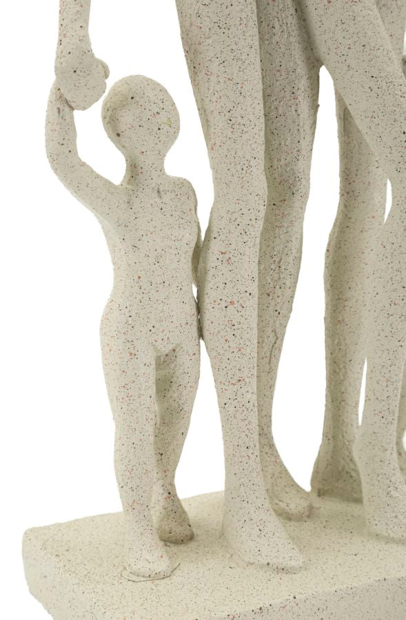 Pyntefigur i creme af polyresin – 16x8x30 cm