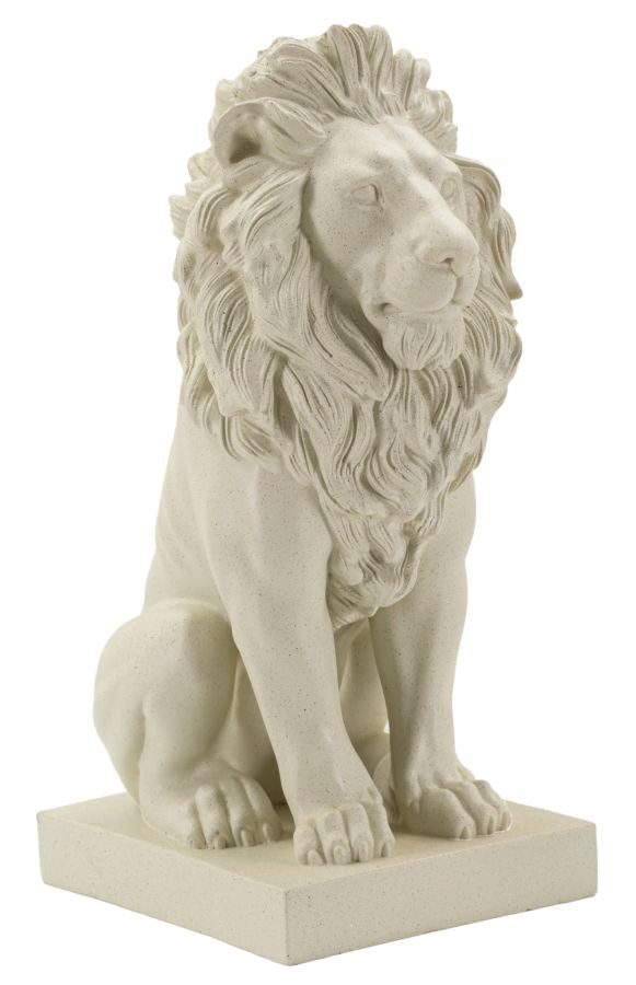 Pyntefigur i creme af polyresin – 17x5x25 cm