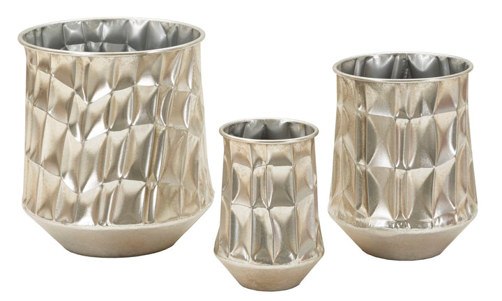 Glam vaser i jern – 35x38x5 og 27x5x33 og 18x5x26 cm