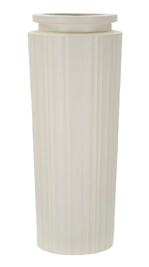 Vase i cremehvid