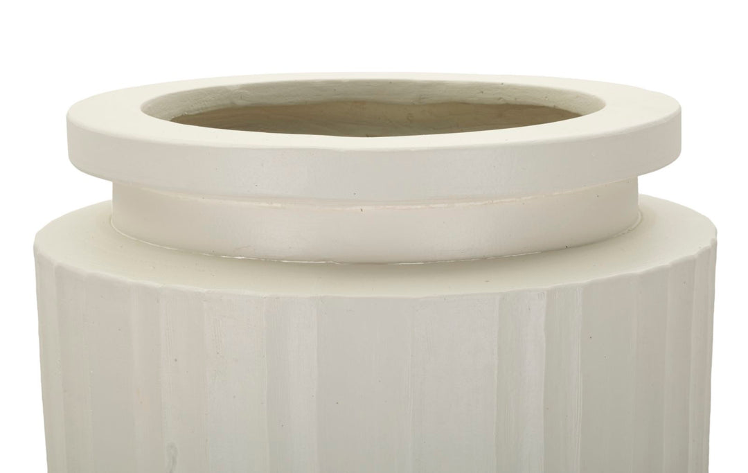 Vase i cremehvid