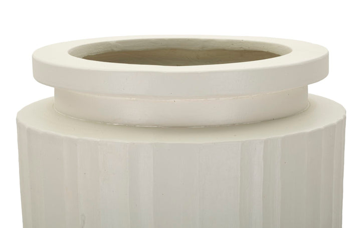Vase i cremehvid