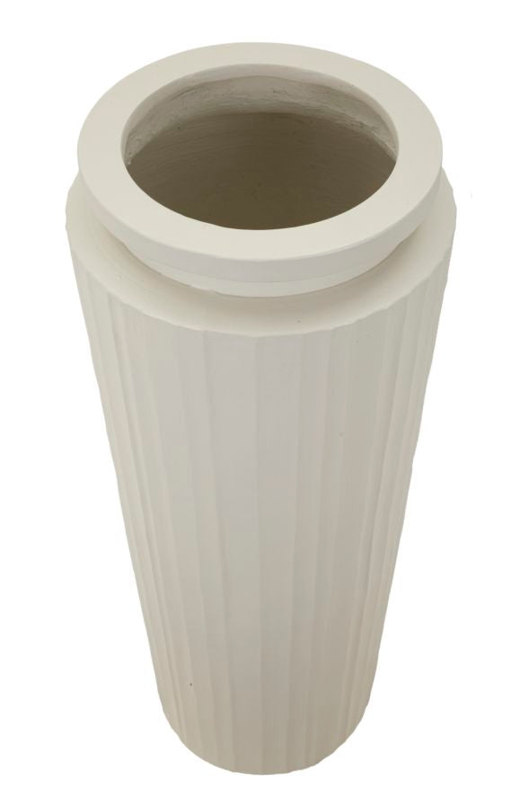 Vase i cremehvid