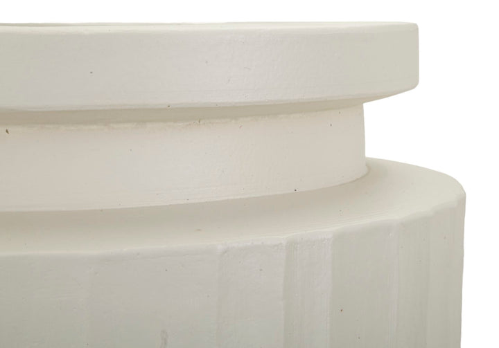 Vase i cremehvid