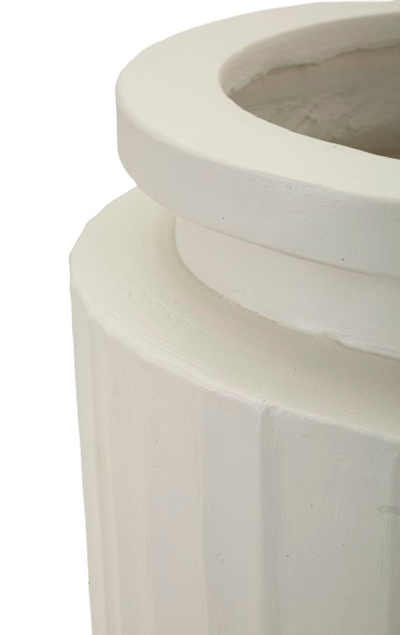 Vase i cremehvid