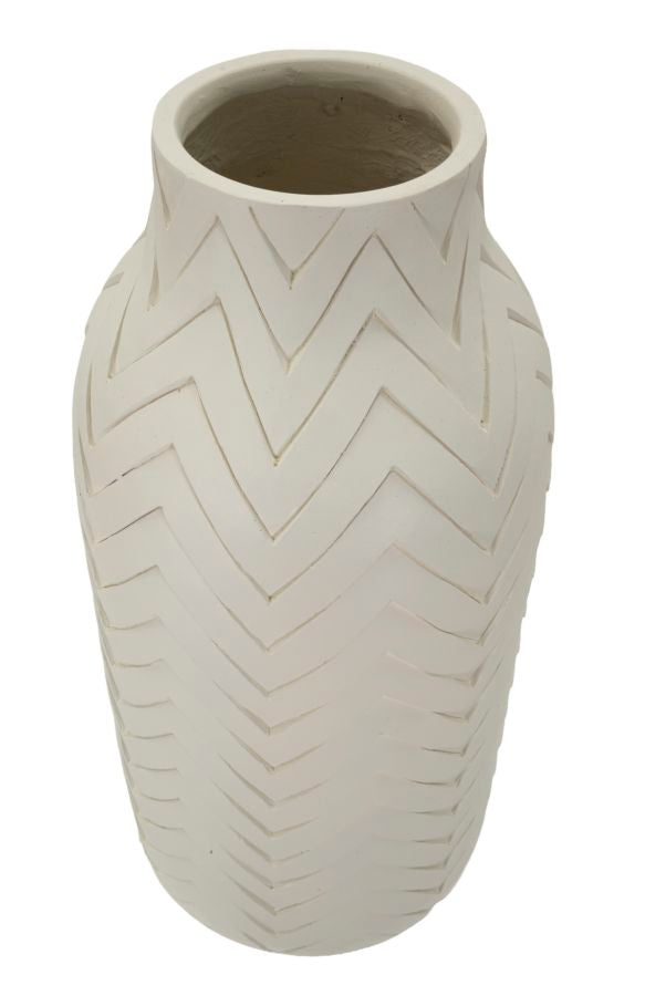 Vase i cremehvid