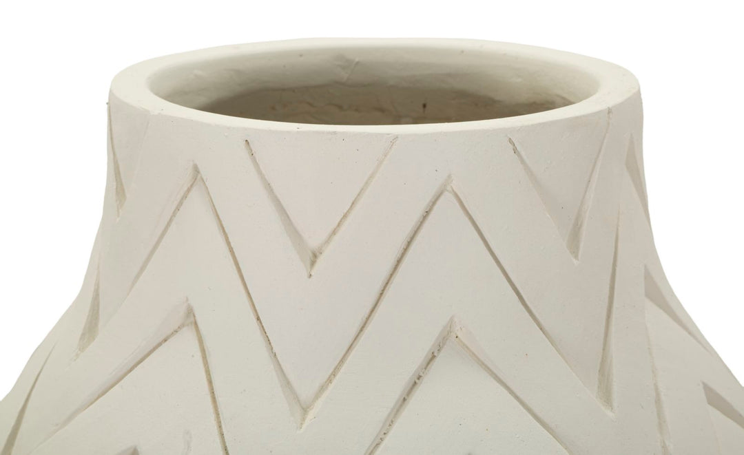 Vase i cremehvid