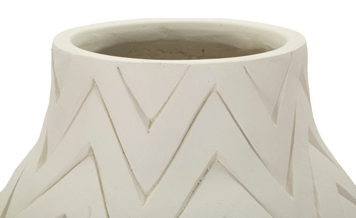 Vase i cremehvid