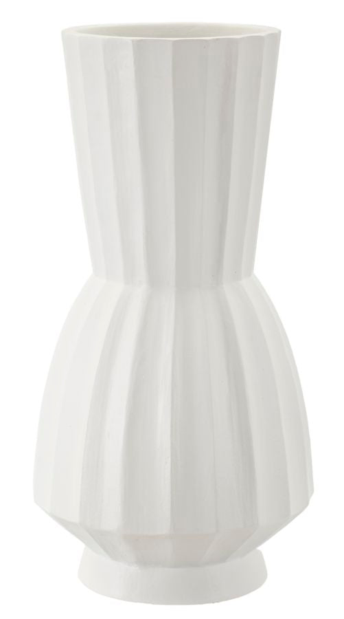 Vase i cremehvid