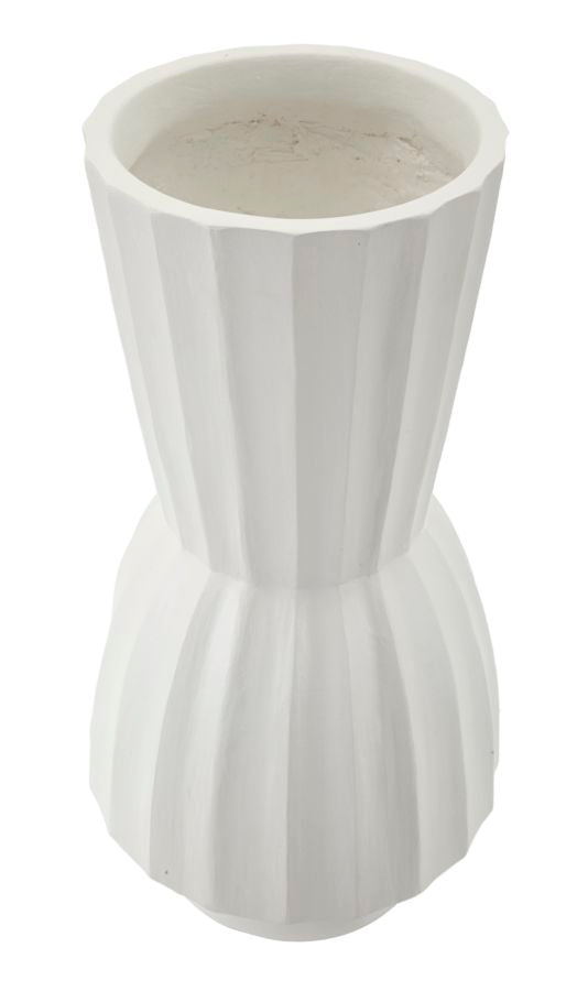 Vase i cremehvid