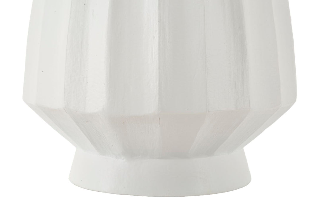 Vase i cremehvid