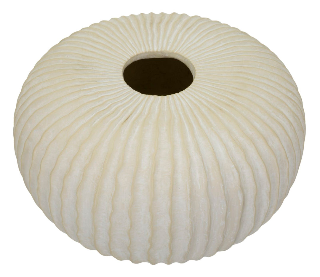 Vase i creme, mgo materiale – 40x23 cm