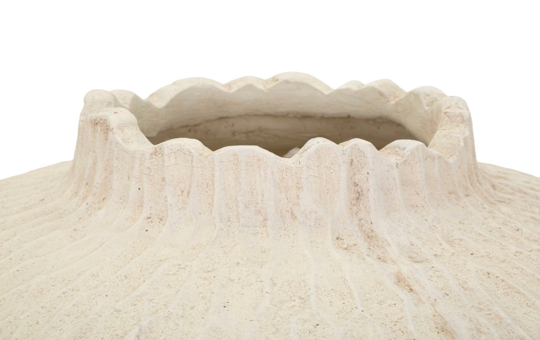 Vase i cremehvid