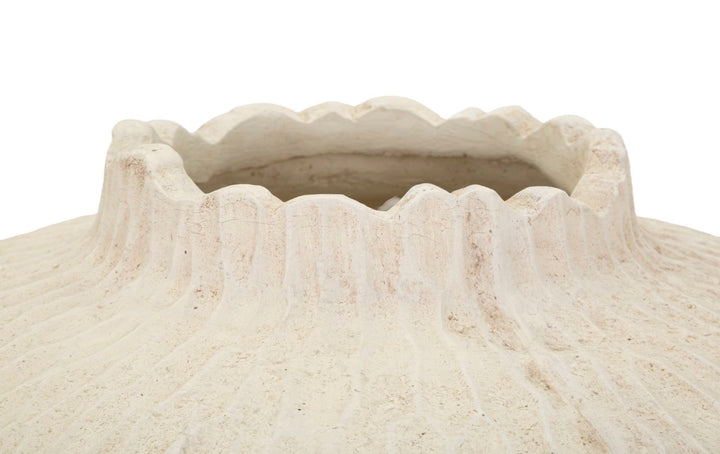 Vase i cremehvid
