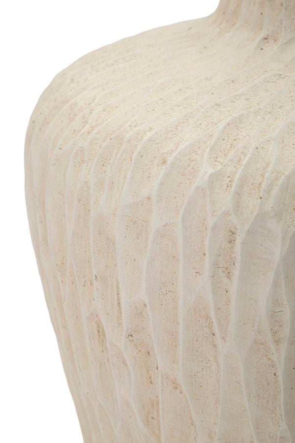 Vase i cremehvid
