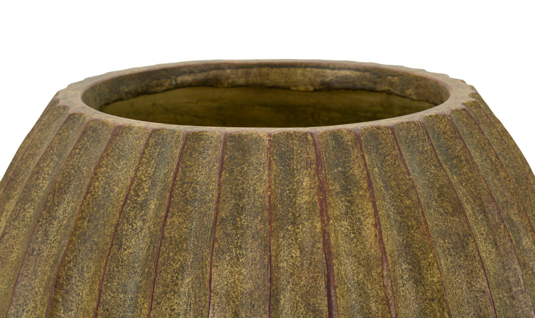 Vase i grøn – 32x5 cm
