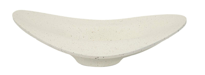 Bakke i creme af polyresin – 41x41x12 cm