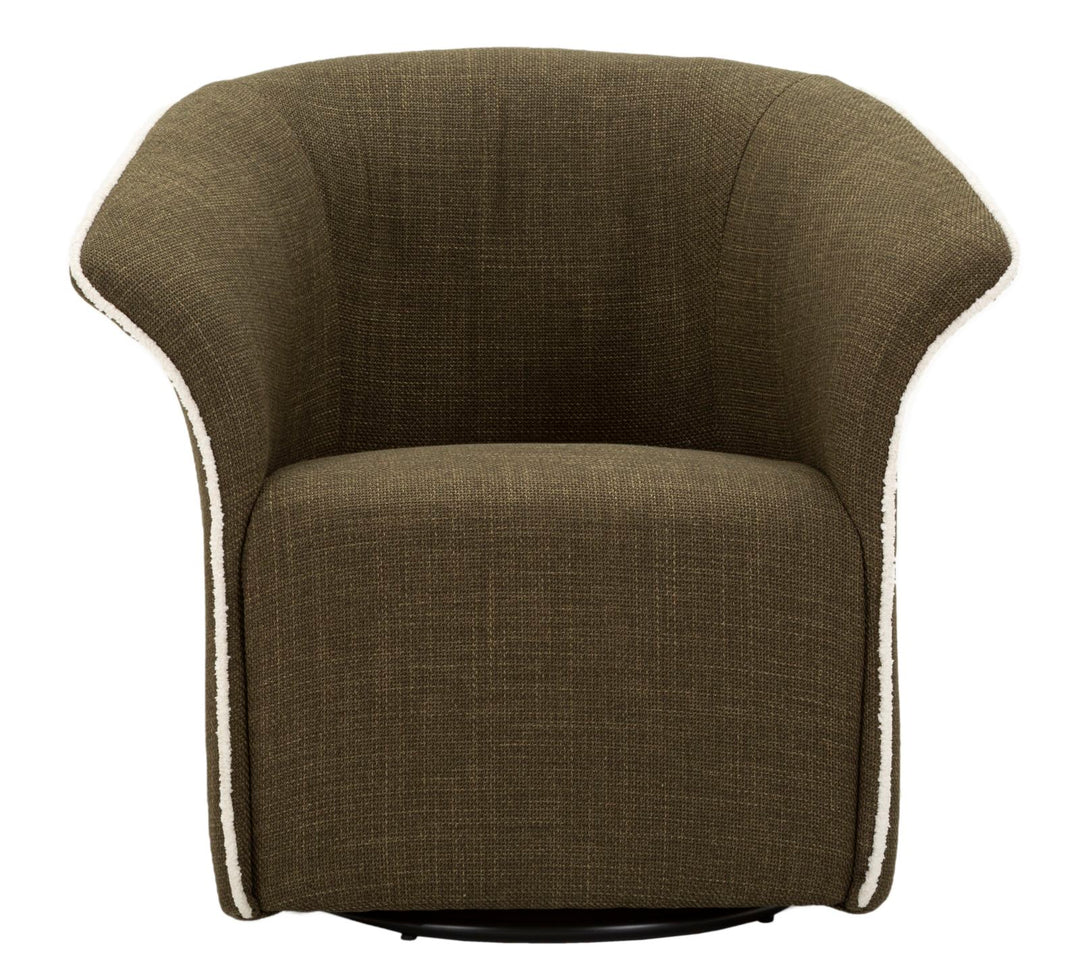 Lænetol i grøn, polyester – 70x72x75, 44x5 cm