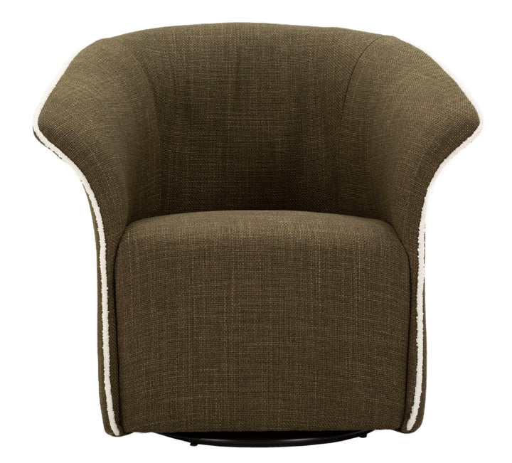 Lænetol i grøn, polyester – 70x72x75, 44x5 cm