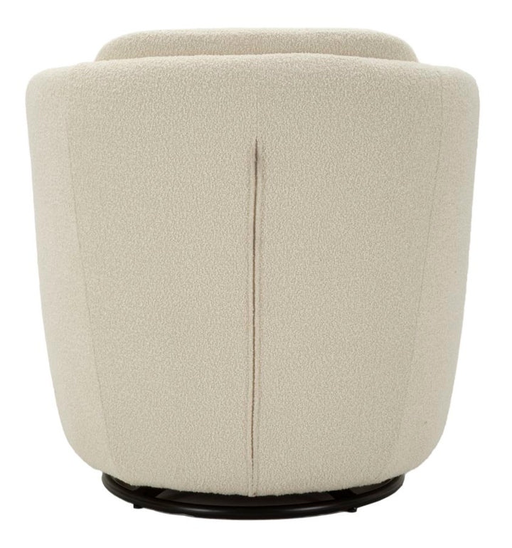 Lænetol i creme, polyester – 70x72x75, 44x5 cm