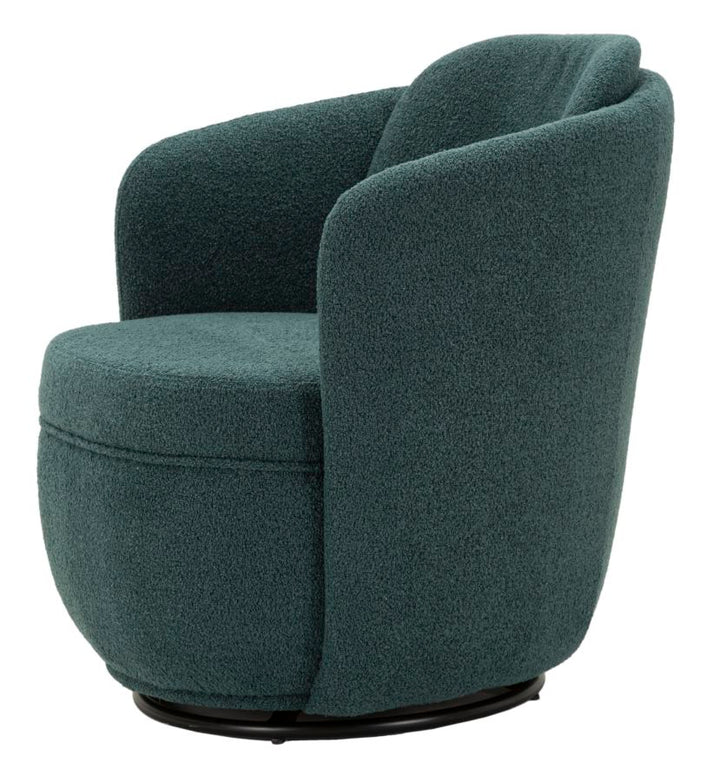 Lænetol i blå, polyester – 70x72x75, 44x5 cm