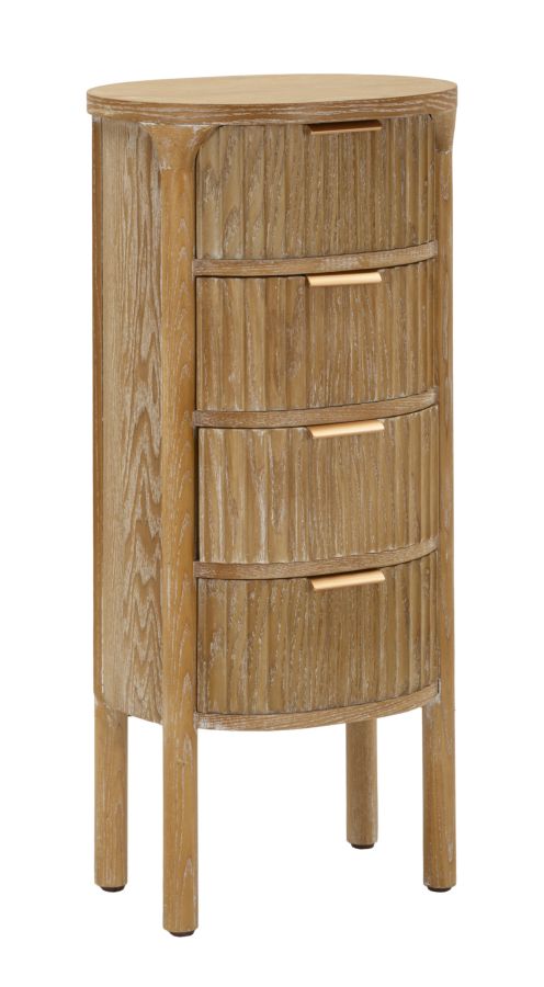 Elegant kommode i træ, MDF and jern – 38x33x5 cm