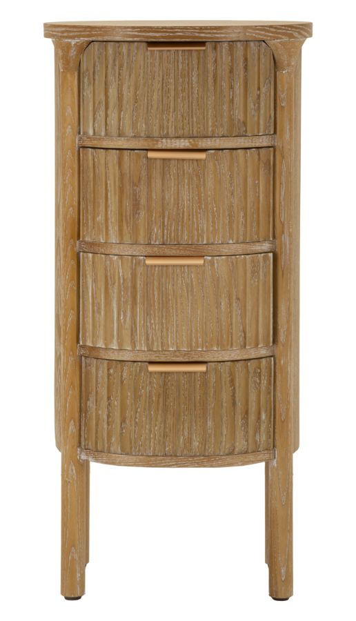 Elegant kommode i træ, MDF and jern – 38x33x5 cm