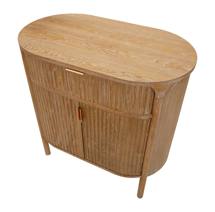 Elegant kommode i træ, MDF and jern – 81x46x82 cm