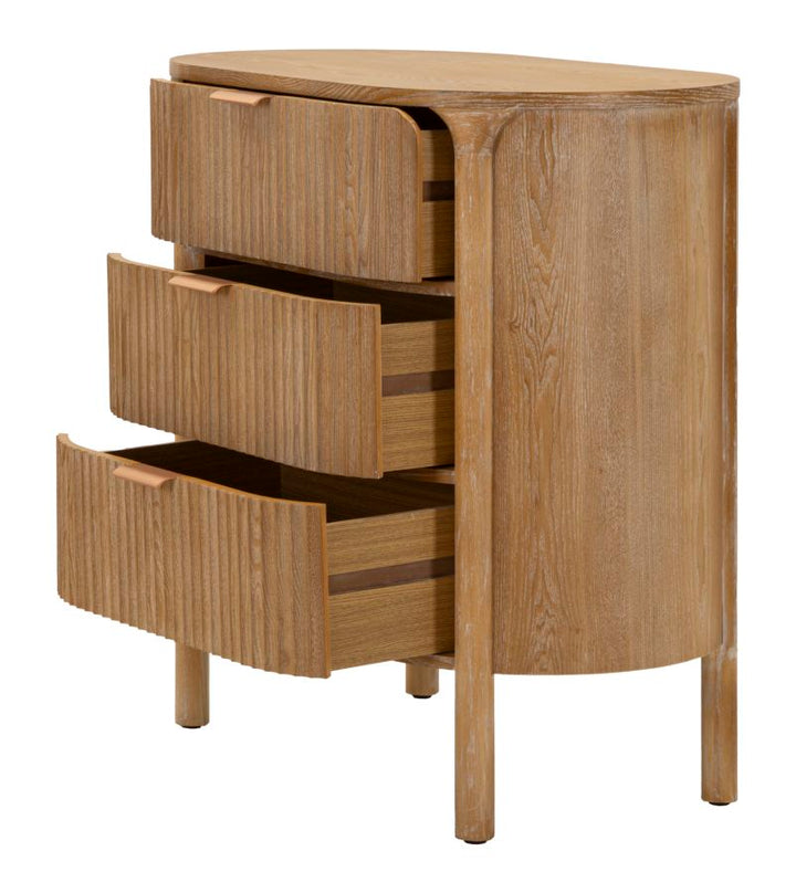 Moderne kommode i træ, MDF and jern – 80x5x47 cm