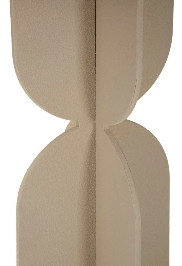 Konsolbord i creme, jern – 120x40x75 cm