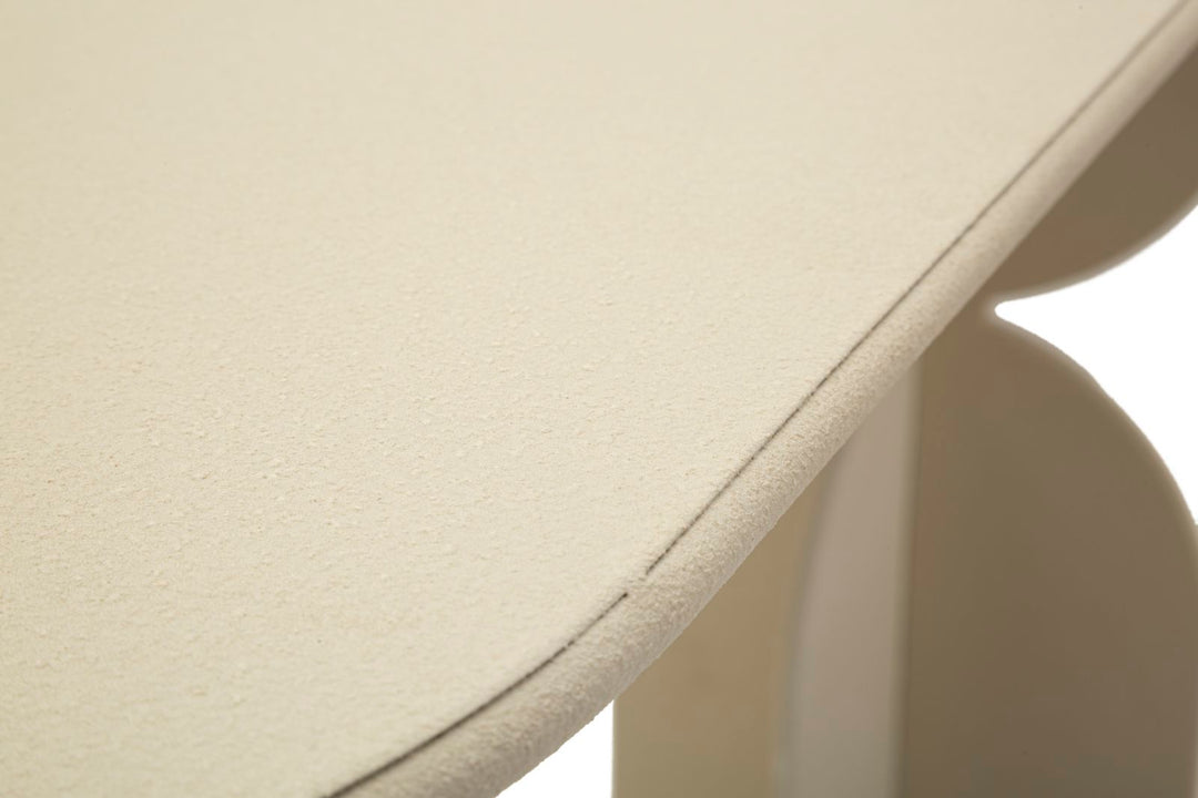 Konsolbord i creme, jern – 120x40x75 cm