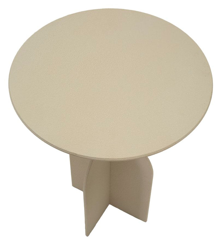 Bord i creme, jern – 45x58 cm