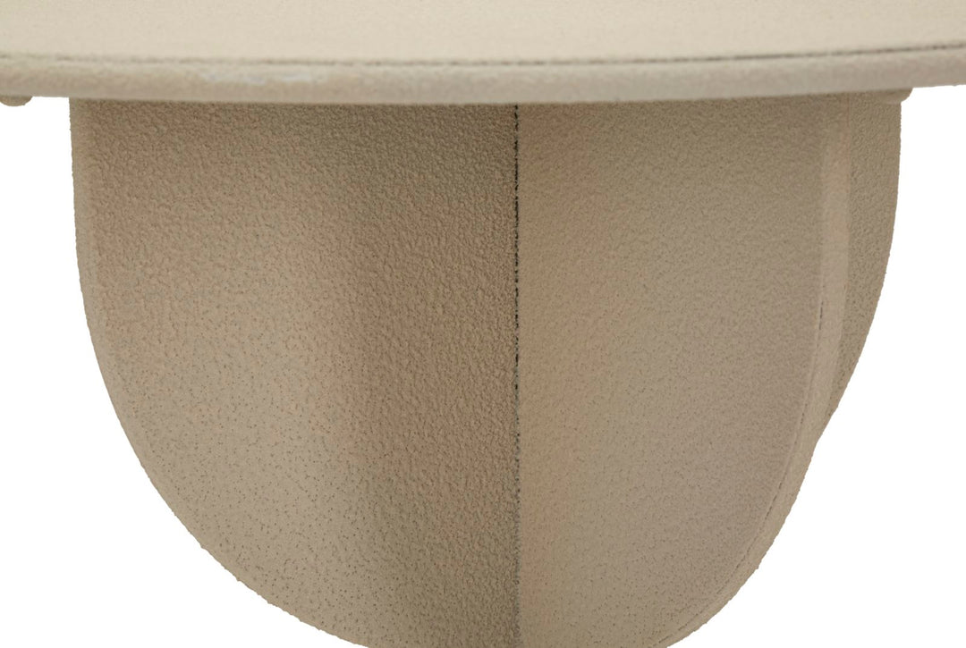 Bord i creme, jern – 45x58 cm